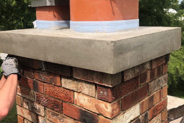 Cap-Crown-Replacement-on-Brick-Chimney_ Cap-Crown-Replacement-on-Brick-Chimney_